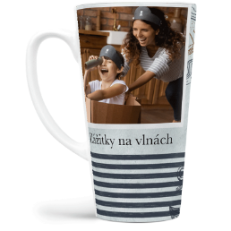 Fotohrnek latte velký - originální dárek - Piráti